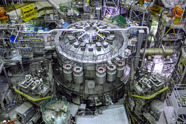 JT-60SA is now the largest tokamak in the world. ©F4E/QST.